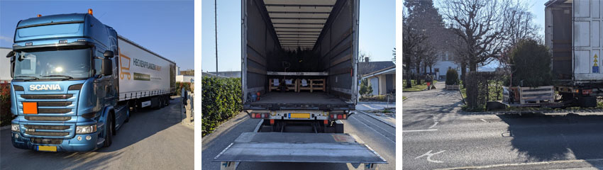 Lieferung per Lkw