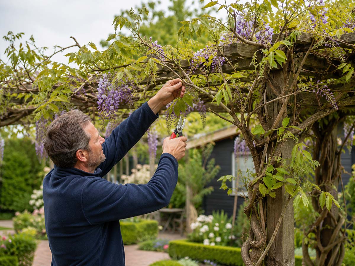 Blauregen richtig schneiden für eine reiche Blüte